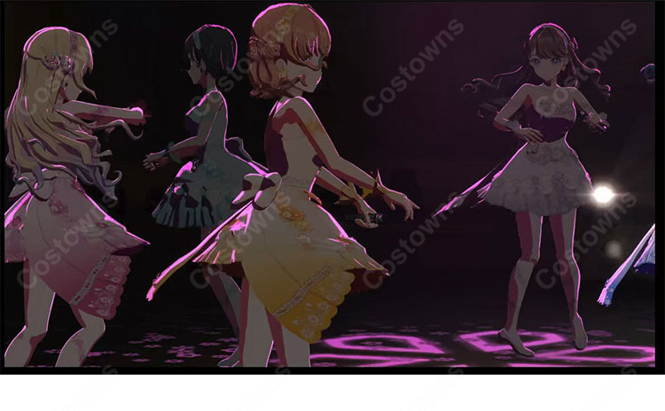 ラブライブ！蓮ノ空女学院スクールアイドルクラブ 日野下花帆 コスプレ衣装 今、過去、未来の三原色 ステージ服 COSTOWNS-6