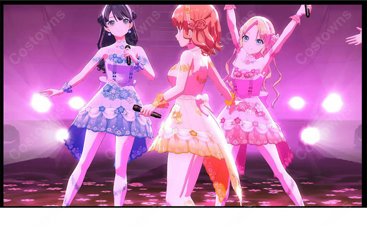 ラブライブ！蓮ノ空女学院スクールアイドルクラブ 乙宗梢 コスプレ衣装 今、過去、未来の三原色 ステージ衣装 COSTOWNS-8