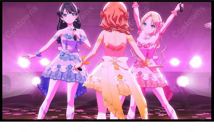 ラブライブ！蓮ノ空女学院スクールアイドルクラブ 乙宗梢 コスプレウィッグ 今、過去、未来の三原色 耐熱 かつら COSTOWNS-7