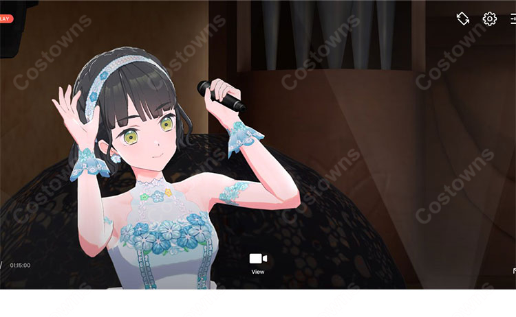 ラブライブ!蓮ノ空女学院 104期 百生吟子 コスプレ衣装 今、過去、未来の三原色 スリーズブーケ COSTOWNS-3