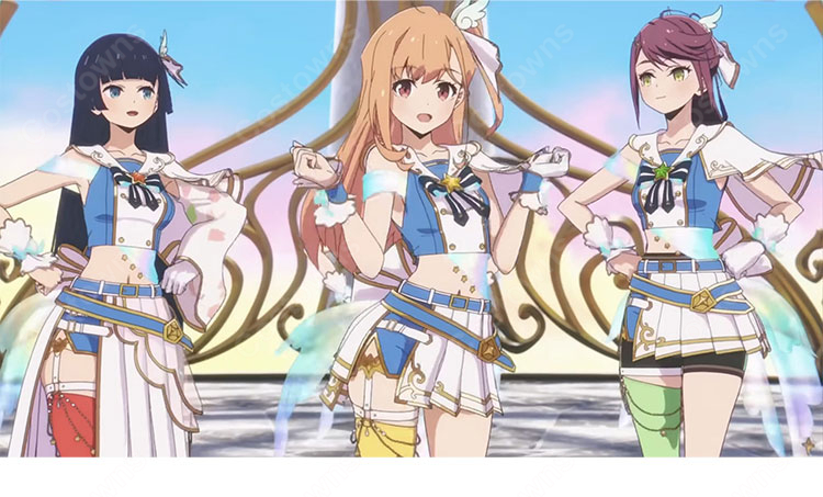 イキヅライブ! LOVELIVE! BLUEBIRD Dou-Da? DOING! ブルーバースリフレクション コスプレ衣装 高橋ポルカ 佐々木翔音 麻布麻衣 COSTOWNS-2