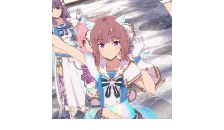 イキヅライブ! LOVELIVE! BLUEBIRD Dou-Da? DOING! ブルーバースリフレクション コスプレ衣装 高橋ポルカ 佐々木翔音 麻布麻衣 COSTOWNS-7