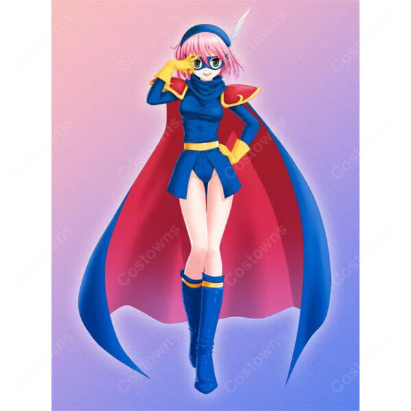 ファイナルファンタジーV レナ・シャルロット・タイクーン 青魔道士 コスプレ衣装 ジョブチェンジ再現 COSTOWNS オーダメイド可元の画像