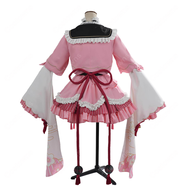 ホロライブ 百鬼あやめ コスプレ衣装 通常衣装 和風メイド服｜COSTOWNS