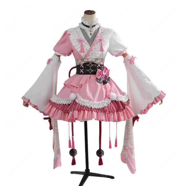 hololive ホロライブ 百鬼あやめ 和風メイド衣装 コスプレ衣装 COSTOWNS元の画像