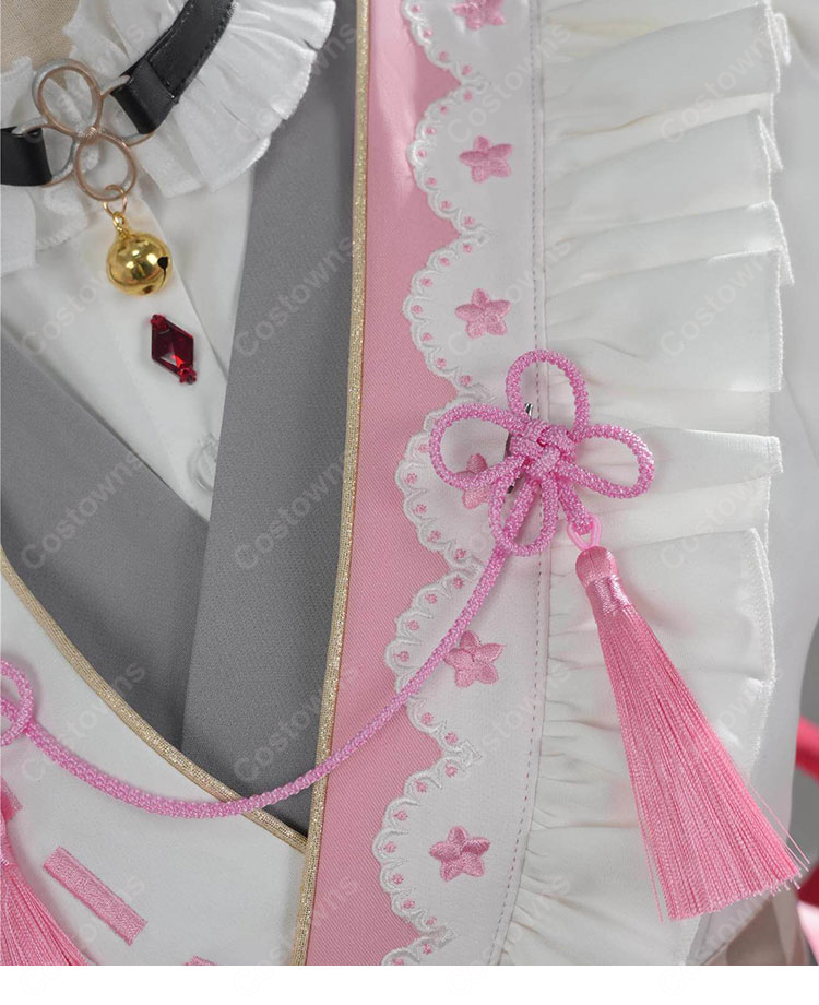 hololive ホロライブ 百鬼あやめ 和風メイド衣装 コスプレ衣装 COSTOWNS-12