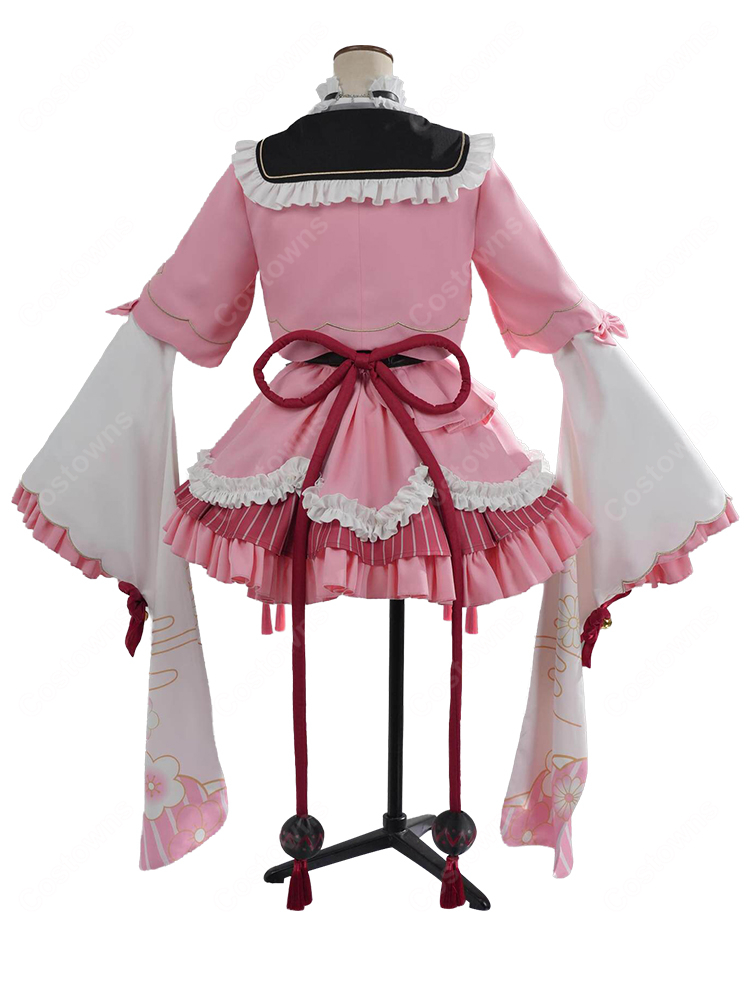 hololive ホロライブ 百鬼あやめ 和風メイド衣装 コスプレ衣装 COSTOWNS-8