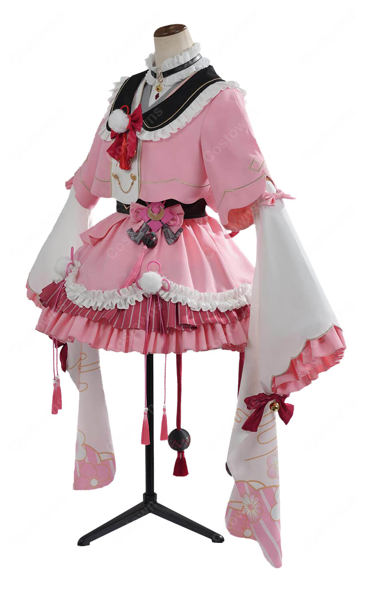 hololive ホロライブ 百鬼あやめ 和風メイド衣装 コスプレ衣装 COSTOWNS-7