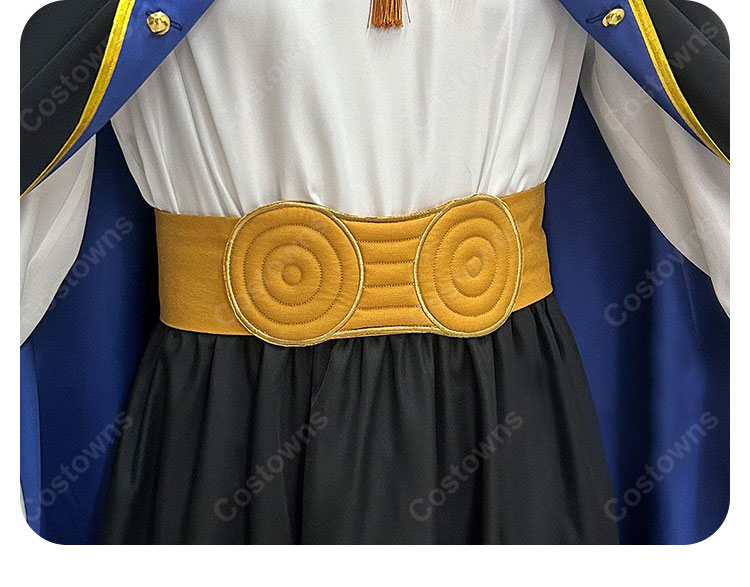 とんがり帽子のアトリエ オルーギオ コスプレ衣装 とんがり帽子・タッセル付き フルセット 魔法使い衣装 COSTOWNS-7