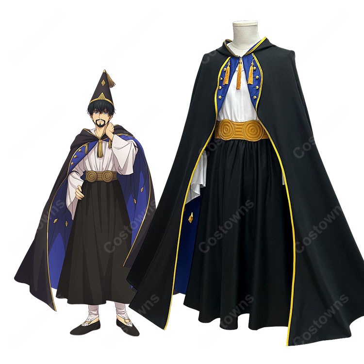 とんがり帽子のアトリエ オルーギオ コスプレ衣装 とんがり帽子・タッセル付き フルセット 魔法使い衣装 COSTOWNS-1