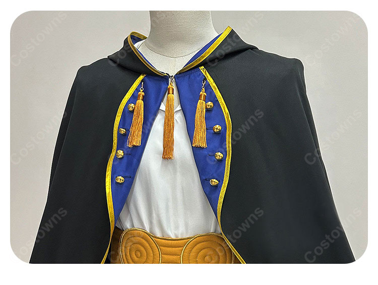 とんがり帽子のアトリエ オルーギオ コスプレ衣装 とんがり帽子・タッセル付き フルセット 魔法使い衣装 COSTOWNS-5