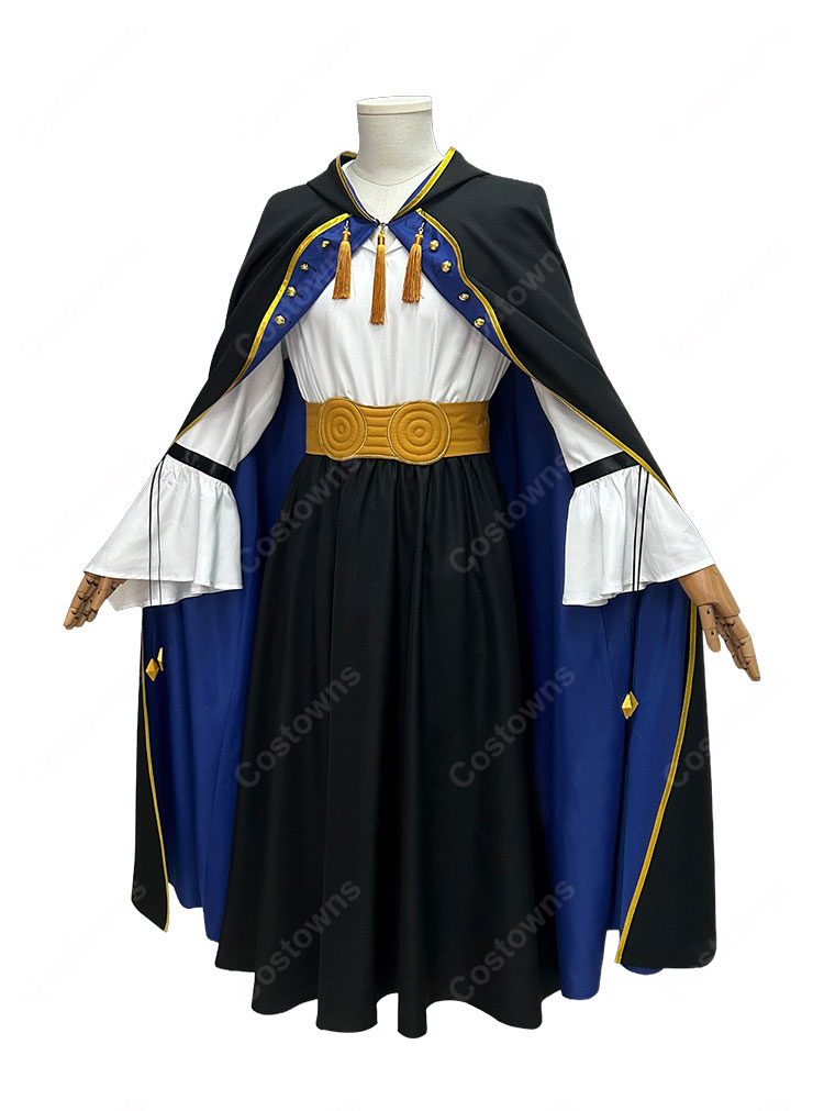 とんがり帽子のアトリエ オルーギオ コスプレ衣装 とんがり帽子・タッセル付き フルセット 魔法使い衣装 COSTOWNS-2