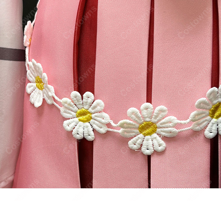 春夏秋冬代行者 花葉雛菊 コスプレ衣装 春の舞 和服 着物  COSTOWNS-6