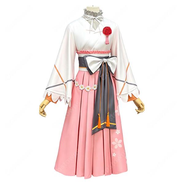 春夏秋冬代行者 花葉雛菊 コスプレ衣装 春の舞 和服 着物 COSTOWNS元の画像