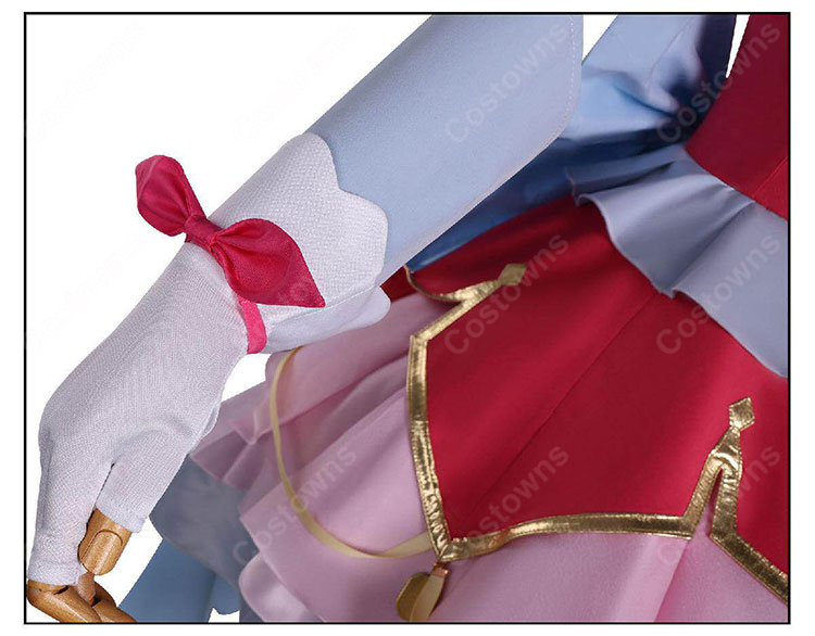 名探偵プリキュア! キュアミスティック 小林みくる コスプレ衣装 変身後 ドレス フルセット 高品質 撮影用 COSTOWNS-6