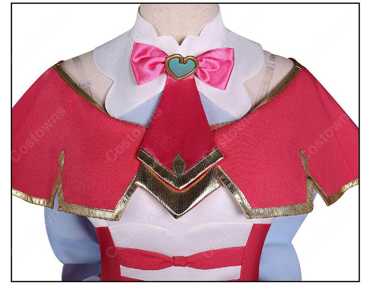 名探偵プリキュア! キュアミスティック 小林みくる コスプレ衣装 変身後 ドレス フルセット 高品質 撮影用 COSTOWNS-5