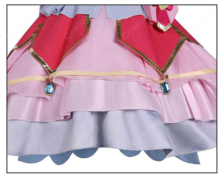 名探偵プリキュア! キュアミスティック 小林みくる コスプレ衣装 変身後 ドレス フルセット 高品質 撮影用 COSTOWNS-9