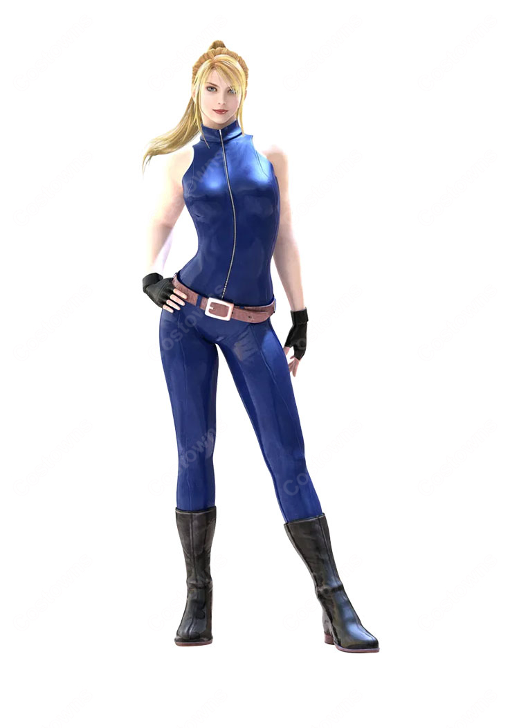 バーチャファイター2 サラ・ブライアント コスプレ靴 1Pカラー 格ゲー キャラクターブーツ COSTOWNS-1