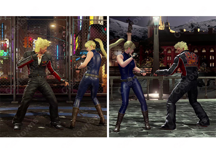 バーチャファイター2 サラ・ブライアント コスプレ靴 1Pカラー 格ゲー キャラクターブーツ COSTOWNS-2