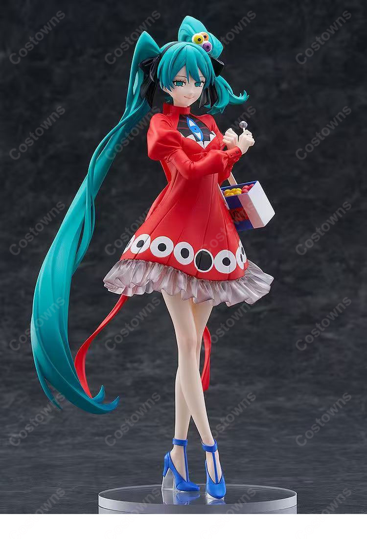 初音ミク パノプティコン プシ Ver. コスプレウィッグ r-906 楽曲デザイン 耐熱 かつら COSTOWNS-2