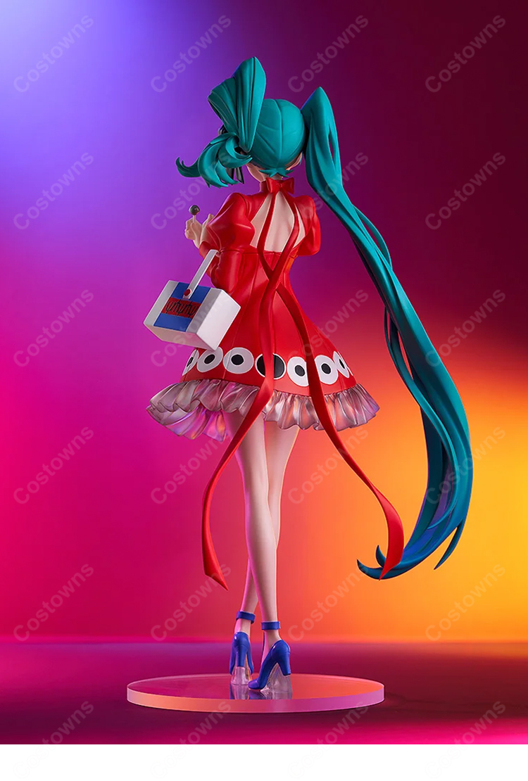 初音ミク パノプティコン プシ Ver. コスプレウィッグ r-906 楽曲デザイン 耐熱 かつら COSTOWNS-4