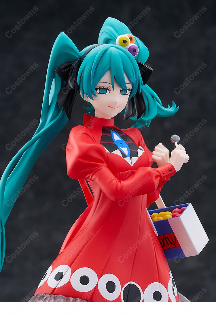 初音ミク パノプティコン プシ Ver. コスプレ靴 楽曲衣装 ブルー パンプス COSTOWNS-3