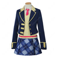 プリパラ パプリカ学園 冬制服 コスプレ衣装 6点セット アニメ変装 COSTOWNS