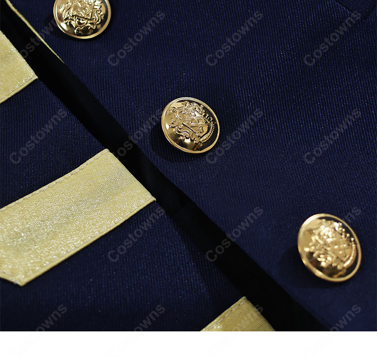 プリパラ パプリカ学園 冬制服 コスプレ衣装 6点セット アニメ変装 COSTOWNS-9