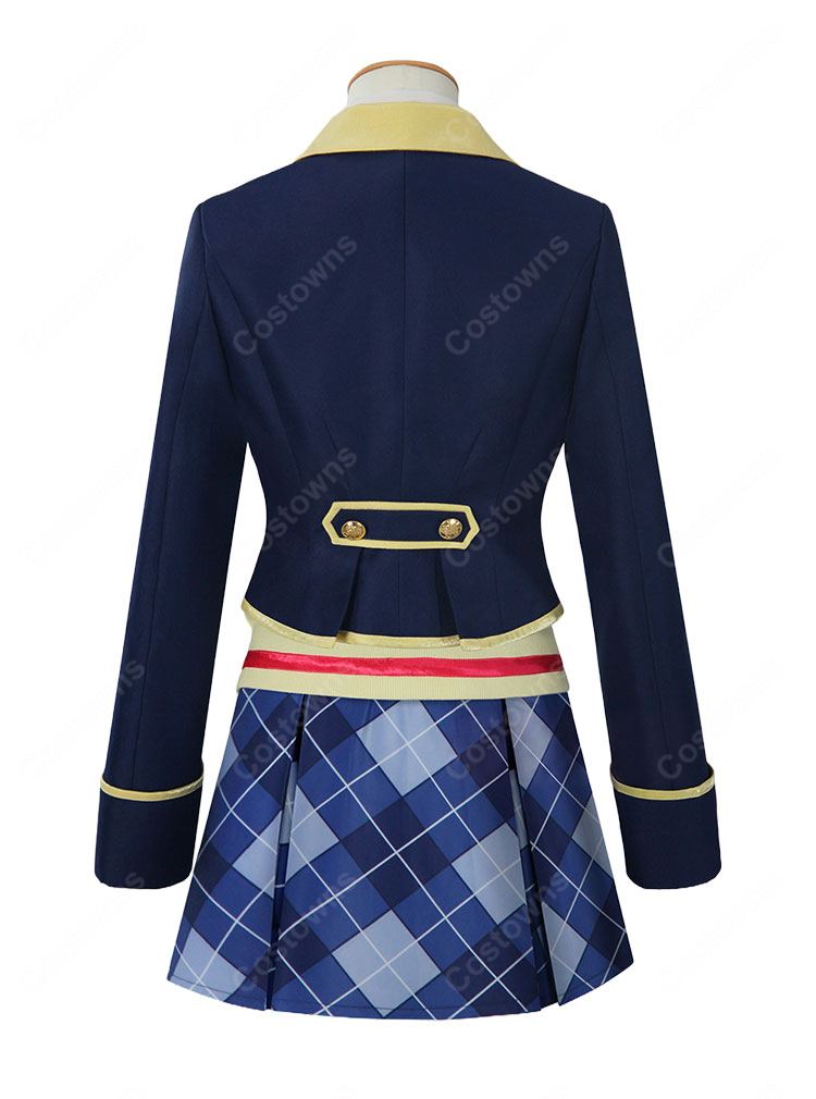 プリパラ パプリカ学園 冬制服 コスプレ衣装 6点セット アニメ変装 COSTOWNS-4