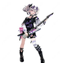 チェイシング·カレイドライダー ユウキ コスプレ衣装 地雷系 パンク ストリート風 高品質 再現 COSTOWNS(その他 コスプレ衣装)