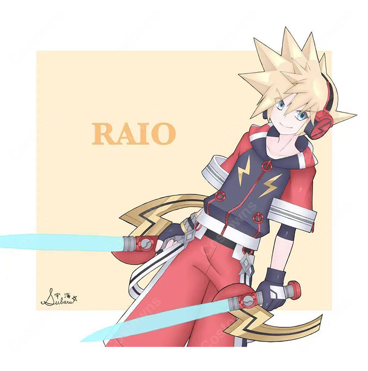 カスタムビートバトル ドラグレイド2 ライオ コスプレ衣装 COSTOWNS-1