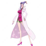 ONE PIECE ナイチン コスプレ衣装 ワールド海賊団 船医 セクシー コート チャイナドレス風 フルセット COSTOWNS