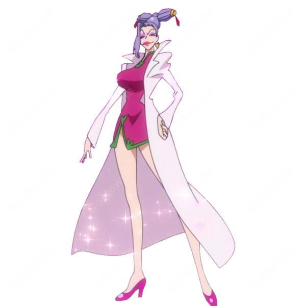 ONE PIECE ナイチン コスプレ衣装 ワールド海賊団 船医 セクシー コート チャイナドレス風 フルセット COSTOWNS オーダメイド可元の画像