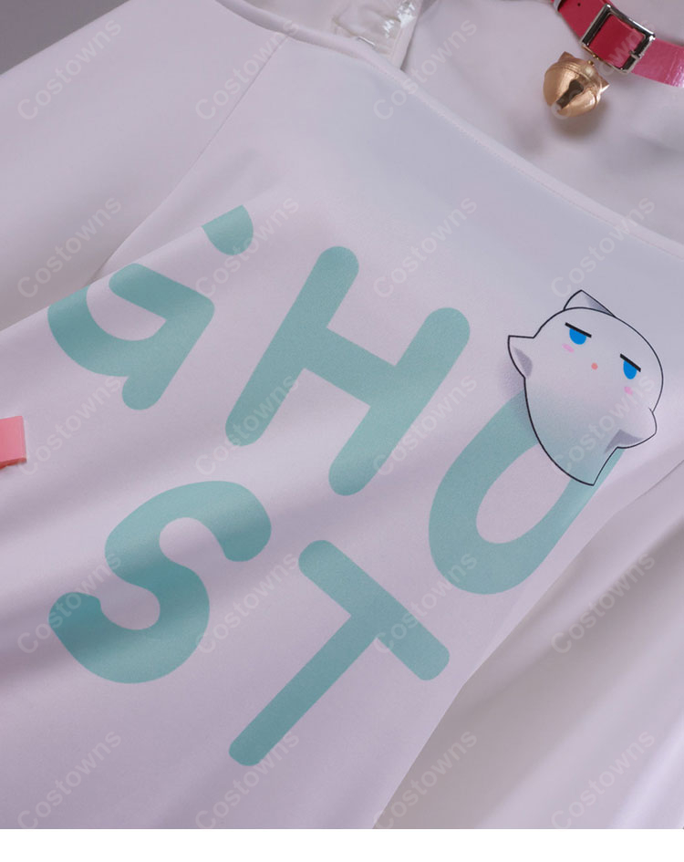 VTuber ミント・ファントーム 新衣装 コスプレ衣装 ルームウェア風  スウェット セット COSTOWNS-9