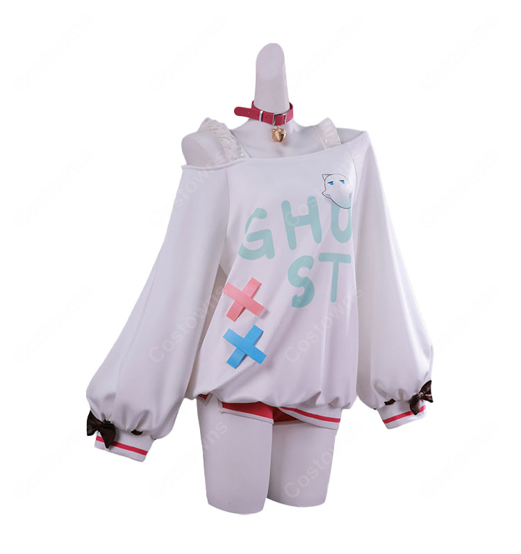 VTuber ミント・ファントーム 新衣装 コスプレ衣装 ルームウェア風  スウェット セット COSTOWNS-4