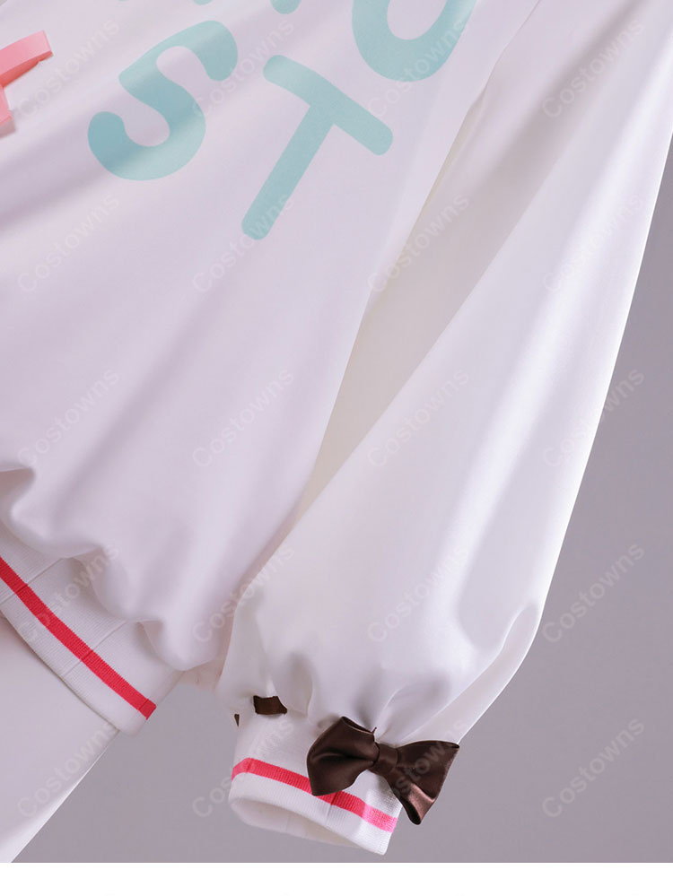 VTuber ミント・ファントーム 新衣装 コスプレ衣装 ルームウェア風  スウェット セット COSTOWNS-11