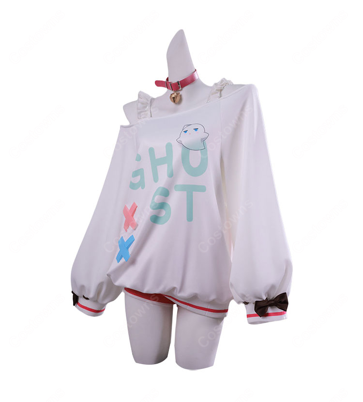 VTuber ミント・ファントーム 新衣装 コスプレ衣装 ルームウェア風  スウェット セット COSTOWNS-3