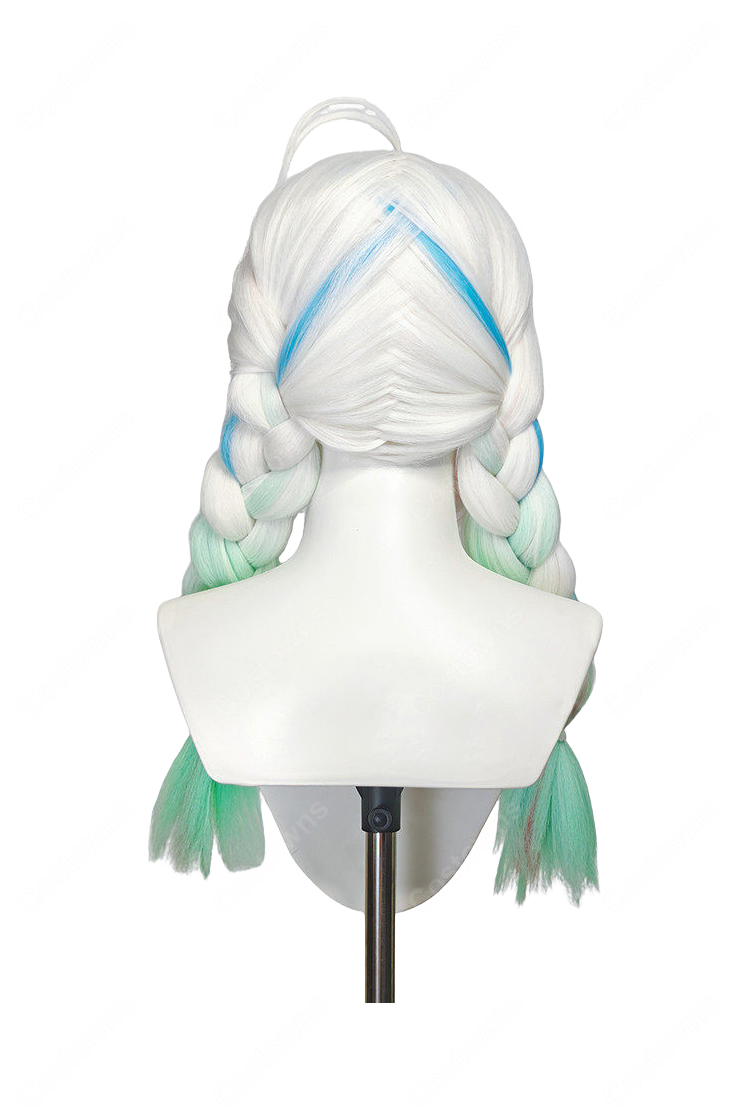 VTuber ミント・ファントーム 新衣装 コスプレウィッグ 耐熱 かつら COSTOWNS-5