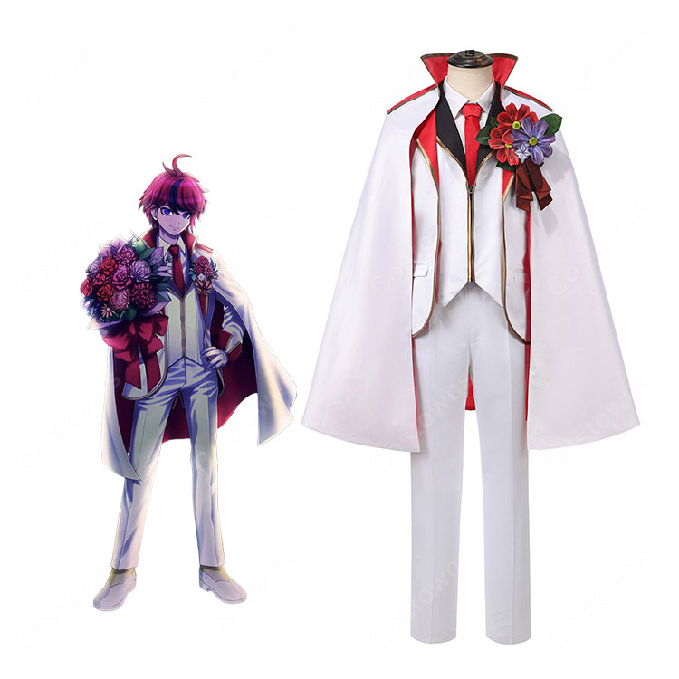 HUNDRED LINE -最終防衛学園- 澄野拓海 コスプレ衣装 1周年記念礼装 マント付き フルセット COSTOWNS-1