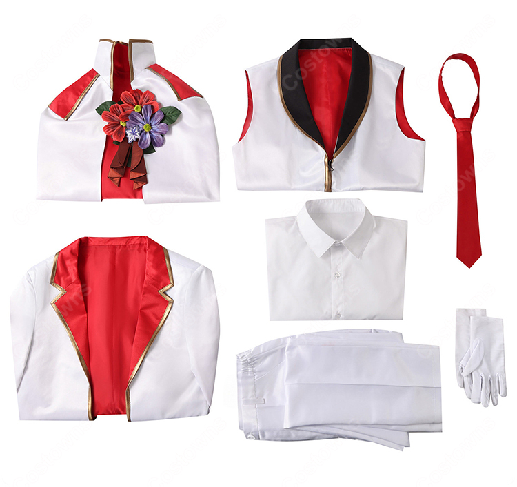 HUNDRED LINE -最終防衛学園- 澄野拓海 コスプレ衣装 1周年記念礼装 マント付き フルセット COSTOWNS-15