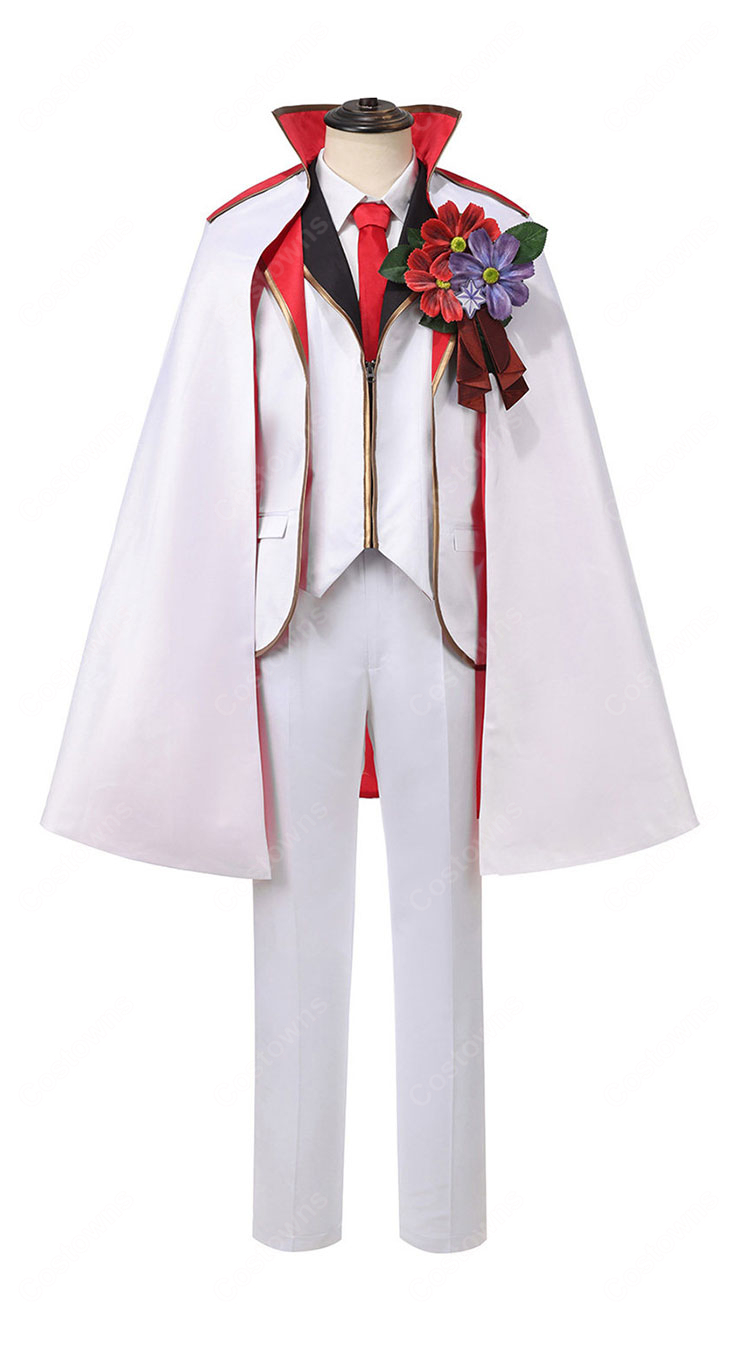 HUNDRED LINE -最終防衛学園- 澄野拓海 コスプレ衣装 1周年記念礼装 マント付き フルセット COSTOWNS-2