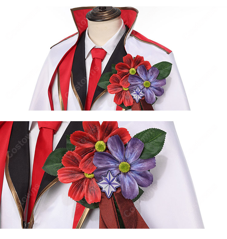 HUNDRED LINE -最終防衛学園- 澄野拓海 コスプレ衣装 1周年記念礼装 マント付き フルセット COSTOWNS-6