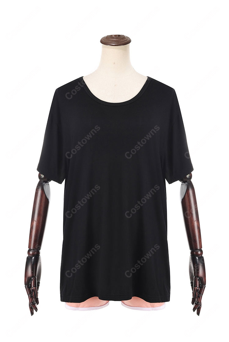 超かぐや姫！ かぐや コスプレ衣装 私服Ver. Tシャツ＆ショートパンツ セット ルームウェア COSTOWNS-2