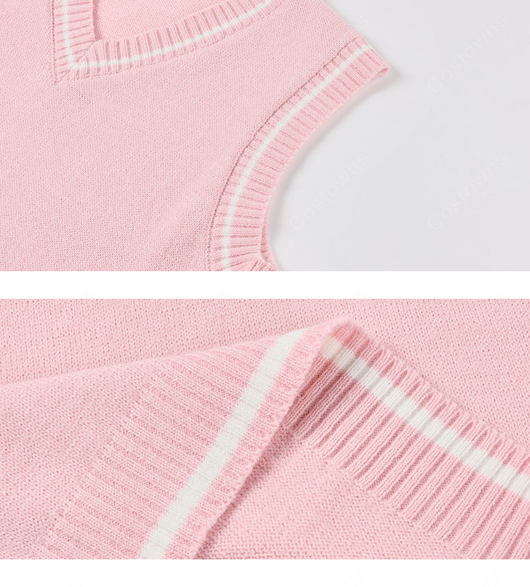 超かぐや姫！ 綾紬芦花 コスプレ衣装 ピンクベスト 制服セット セーラー服 イベント撮影 COSTOWNS-8