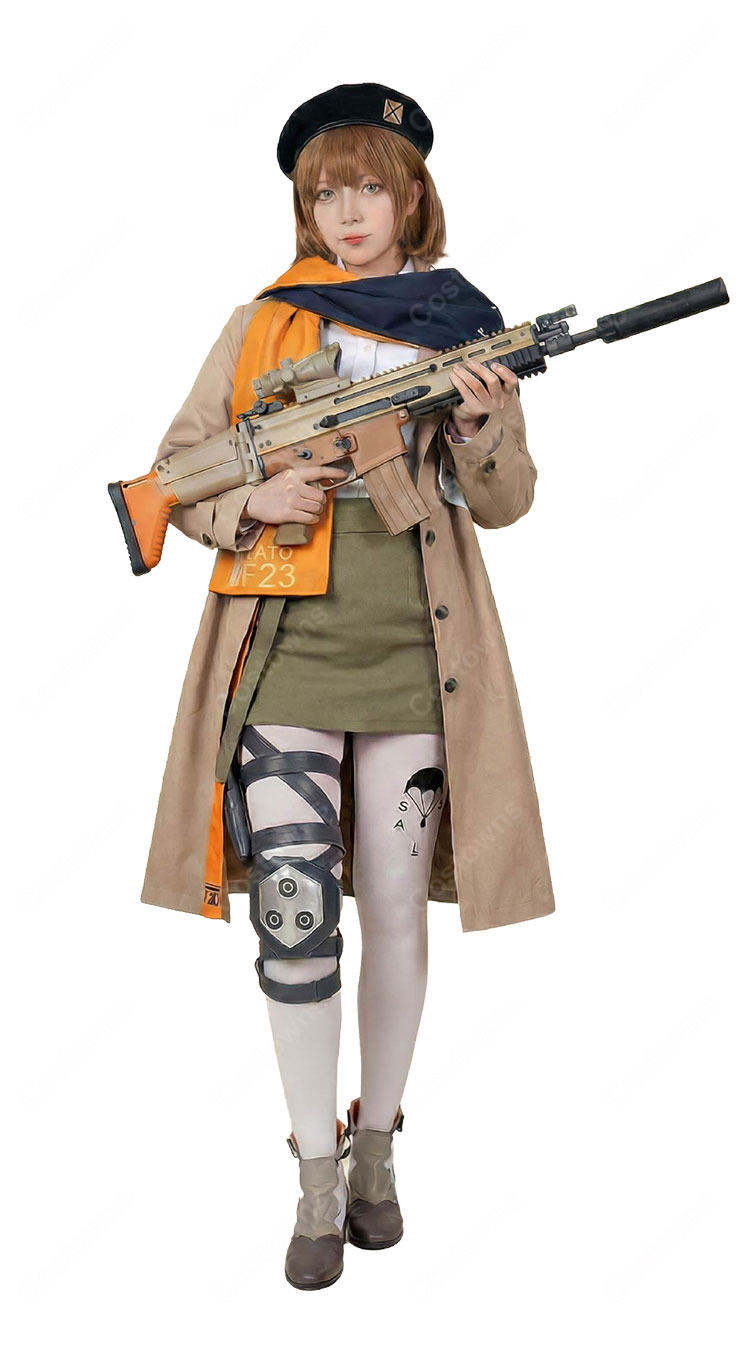 ドールズフロントライン SCAR-L コスプレ衣装 アウロラ小隊 エリナ 通常衣装 フルセット COSTOWNS-2