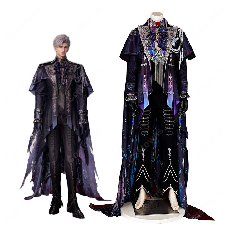 恋と深空 シン 盛宴の霧夜 コスプレ衣装 豪華セット 高品質 撮影用 COSTOWNS-1