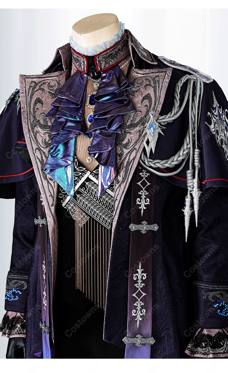 恋と深空 シン 盛宴の霧夜 コスプレ衣装 豪華セット 高品質 撮影用 COSTOWNS-3