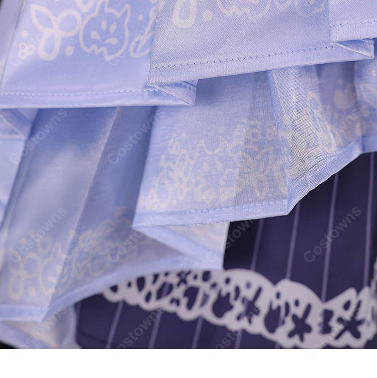 hololive ホロライブ ネリッサ・レイヴンクロフト ナイトタイムプリンセス衣装 コスプレ衣装  COSTOWNS-11