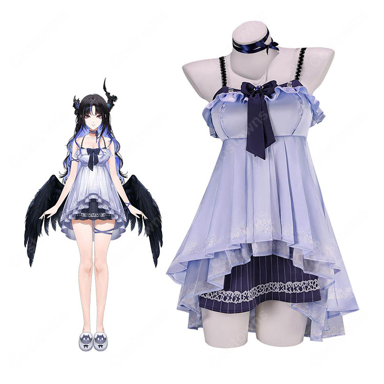 hololive ホロライブ ネリッサ・レイヴンクロフト ナイトタイムプリンセス衣装 コスプレ衣装  COSTOWNS-1