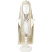 ガチアクタ オーガスト・スティルザ コスプレウィッグ 耐熱 高品質 プラチナブロンド ロング ストレート COSTOWNS